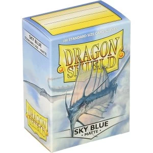 Dragon Shield Sky Blue Matte Card Sleeves - 100 Sleeves