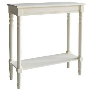 Heritage Console Table Antique White