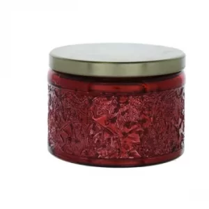 Wax Filled Small Candle Pot with Metal Lid Berry Scent 100g