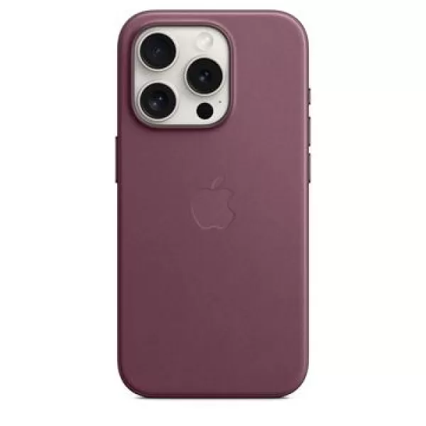 Apple FineWoven Case with MagSafe for iPhone 15 Pro - Mulberry