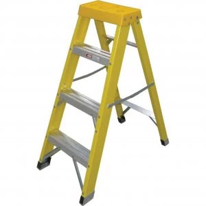 Zarges Fibreglass Swingback Step Ladder 4