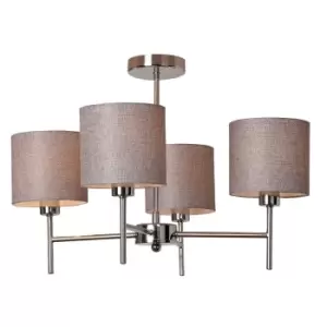 Village At Home The Lighting and Interiors Group Dinah Ceiling Fitting - Chrome