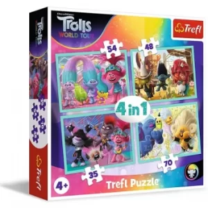 4 In 1 Trolls Concert Tour Jigsaw Puzzle