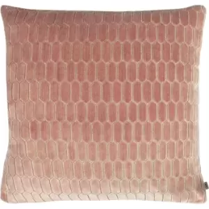 Kai Rialta Geometric Cushion Cover (One Size) (Rose) - Rose