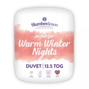 Slumberdown Winter Warm 13.5T Duvet Double Polyester - wilko
