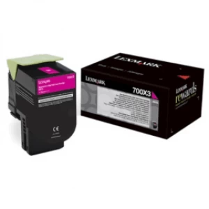 Lexmark 700X3 Magenta Laser Toner Ink Cartridge