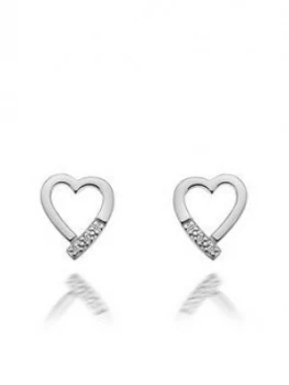 Hot Diamonds Romantic Heart Stud Earrings