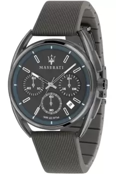 Gents Maserati Trimarano 41mm Chr Grey&Blue Dial Grey Watch