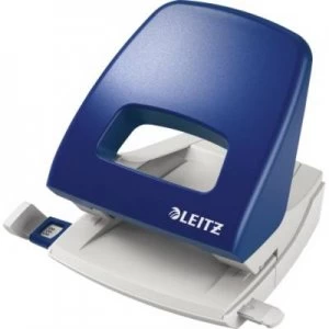 Leitz 50050035 Office punch New NeXXt Blue Selectable paper size (max.): A4 folio 25 sheets (80 g/m²)