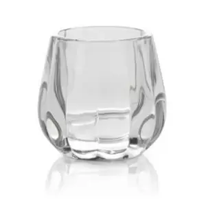 Facet Glass Candle Holder, Small