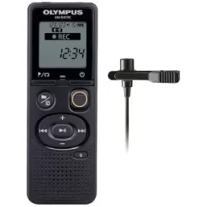 Olympus VN-541PC Lavalier-Kit Digital dictaphone Max. recording time 2080 h Black Noise cancelling