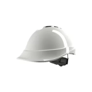 V-Gard 200 Vented Safety Helmet with Fas-Trac III Suspension and Sewn PVC Sweatband, White