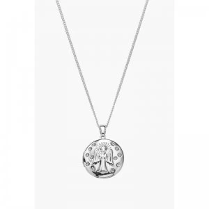 Equilibrium Silver Plated Guardian Angel Locket
