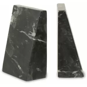 Black Marble Bookends - Premier Housewares