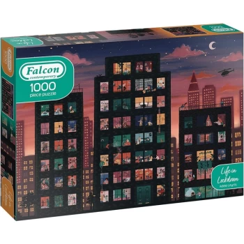 Falcon Contemporary Life in Lockdown Jigsaw Puzzle - 1000 Pieces