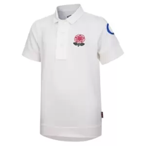 Umbro England 150 Classic Polo Shirt Junior Boys - White