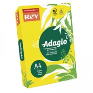 Adagio Intense Yellow A4 Coloured Card 160gsm Pack of 250 201.1227