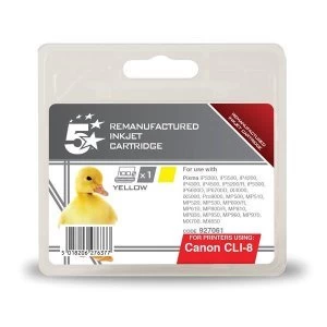 5 Star Office Canon CLI8 Yellow Inkjet Cartridge
