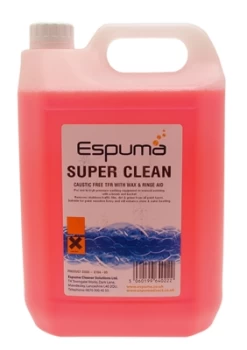 Super Clean TFR With Wax & Rinse Aid - Concentrate - 5 Litre 0104-05 ESPUMA