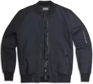 Pando Moto Bomber Cor 02 Motorcycle Textile Jacket, black, Size S, black, Size S