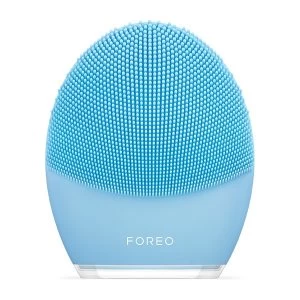 Foreo Luna 3 Facial Cleansing and Firming Massager for Combination Skin - Blue