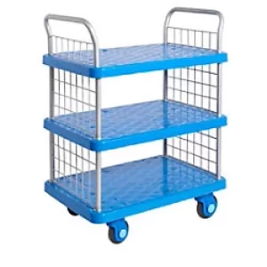 GPC Proplaz Super Silent Three Tier Trolley With Mesh Ends