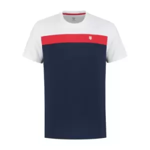 104229-989 HERITAGE SPORT TEE CLASSIC NAVY / RED / White - S