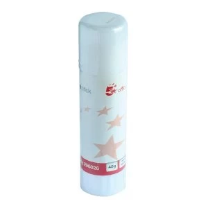 5 Star Office 40g Large Glue Stick Solid Washable Non toxic