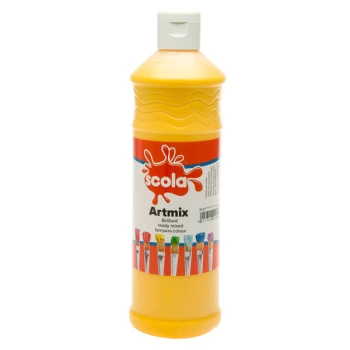 Scola AM600/21 Artmix Ready-mix Paint 600ml - Yellow