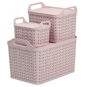 Urban Pink Storage Basket Pink