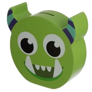 Green Monster Monstarz Shaped Money Box