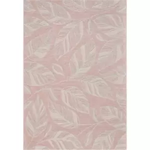 Newquay 96014 8002 80cm x 150cm Rectangle - Multicoloured and Pink