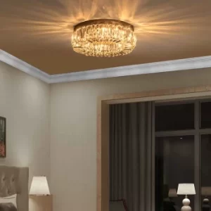 Crystal Ceiling Chandelier, none