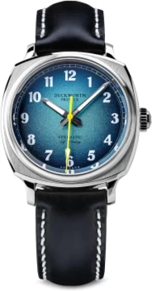 Duckworth Prestex Watch Verimatic Blue Fume Black Leather Limited Edition