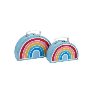Sass & Belle Chasing Rainbows Suitcases - Set of 2