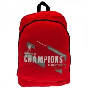Liverpool FC Champions Of Europe Backpack (One Size) (Red)