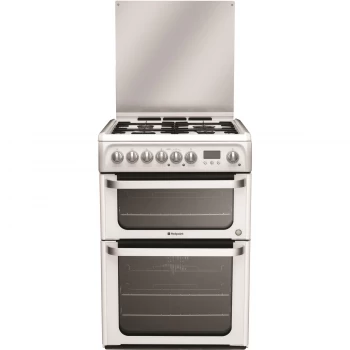 Hotpoint HUD61P Dual Fuel Cooker