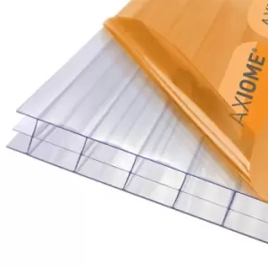 Axiome Clear 16mm Multiwall Polycarbonate Roofing Sheet - 1050 x 4000mm