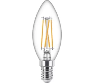 Philips 4.5W LED Candle E14 SES Warm White Dimmable - 78021000