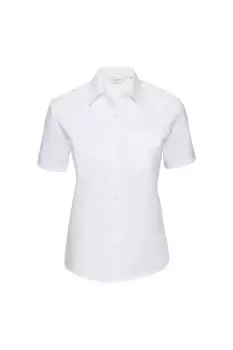 Collection Short Sleeve Pure Cotton Easy Care Poplin Shirt