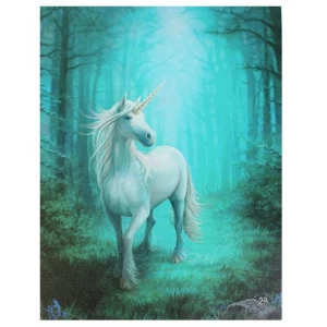 Small Forest Unicorn Canvas Picture by Anne Stokes