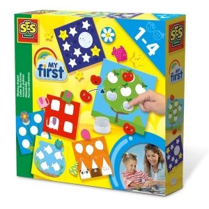 SES Creative - Childrens My First Sticking Shapes Set (Multi-colour)
