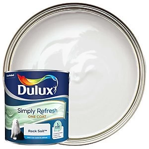 Dulux Simply Refresh One Coat Rock Salt Matt Emulsion Paint 2.5L