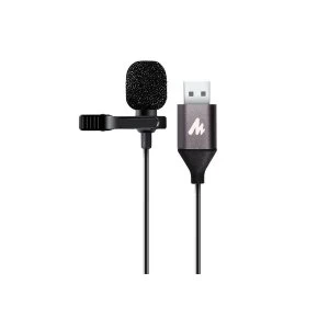 Maono Lavalier Tie-Clip On Lapel Microphone Omnidirectional USB Electret Condenser