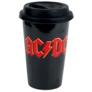 AC/DC - Logo Ceramic Travel Mug