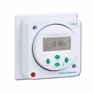 Greenbrook 7 Day 24 Setting Electronic Digital Lighting Discharge Timer With Battery Backup
