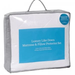 Feels like Down Mattress and Pillow Protector Set