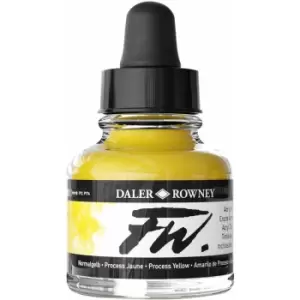Daler-Rowney FW Artists Acrylic Ink 29.5ml Process Yellow