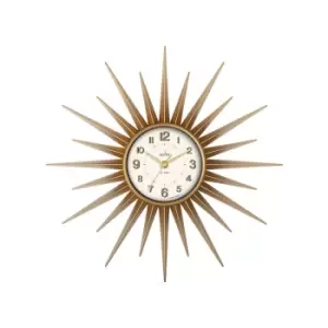 Acctim Stella Wall Clock Sprayed Gold