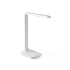 Anouk White Table Lamp Induction Charging